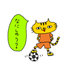 ねこやかわさん土佐弁サッカーバージョン（個別スタンプ：4）