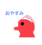 落書きタコさん（個別スタンプ：3）