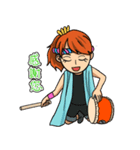 太鼓の朱ちゃん（個別スタンプ：4）