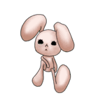 うさぎ ＊asachi（個別スタンプ：1）