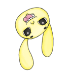 うさぎ ＊asachi（個別スタンプ：7）