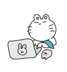 Bunnyzilla ウサギ（個別スタンプ：17）