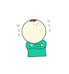 無表情な人の スタンプ（個別スタンプ：21）