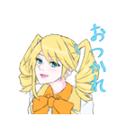 可視光線女子(制服Ver)（個別スタンプ：3）
