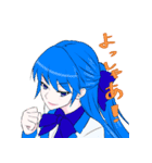 可視光線女子(制服Ver)（個別スタンプ：5）