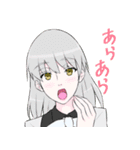 可視光線女子(制服Ver)（個別スタンプ：7）