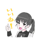 可視光線女子(制服Ver)（個別スタンプ：12）