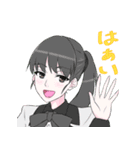 可視光線女子(制服Ver)（個別スタンプ：18）