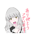 可視光線女子(制服Ver)（個別スタンプ：19）