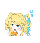 可視光線女子(制服Ver)（個別スタンプ：21）