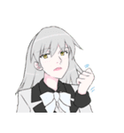 可視光線女子(制服Ver)（個別スタンプ：25）