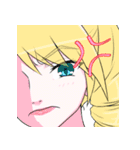 可視光線女子(制服Ver)（個別スタンプ：33）