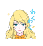 可視光線女子(制服Ver)（個別スタンプ：39）