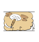 二足立ちの羊ちゃん2（個別スタンプ：17）