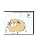 二足立ちの羊ちゃん2（個別スタンプ：37）