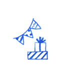 シンプルスタンプ 〜ガラスペンイラスト〜（個別スタンプ：4）