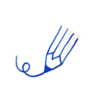 シンプルスタンプ 〜ガラスペンイラスト〜（個別スタンプ：11）