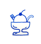 シンプルスタンプ 〜ガラスペンイラスト〜（個別スタンプ：18）