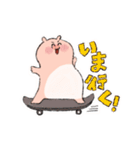 健気なアイドルオタクのハムスター（個別スタンプ：3）