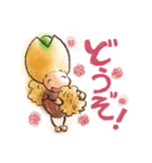 ナッツアイランドの妖精きのみん（個別スタンプ：3）