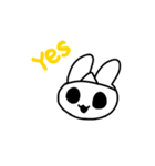 おばけうさ（個別スタンプ：4）
