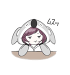 コアラパーカーやんすくん1（個別スタンプ：8）