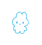 うさぎくん基本スタンプ（個別スタンプ：1）