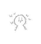 自画像ぱーと2（個別スタンプ：17）