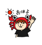かにかに兄さんの生活（個別スタンプ：1）