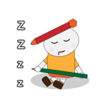 ペンガール「ペンシェルちゃん」（個別スタンプ：4）