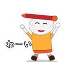 ペンガール「ペンシェルちゃん」（個別スタンプ：16）