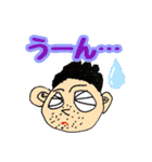 5歳と10歳の息子の絵と文字（個別スタンプ：17）