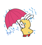 うさぎサマー 毎日スタンプ（個別スタンプ：9）