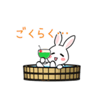 うさぎサマー 毎日スタンプ（個別スタンプ：11）