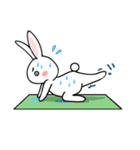 うさぎサマー 毎日スタンプ（個別スタンプ：14）