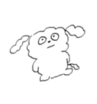 ちょっと雑なマルチーズのみるく（個別スタンプ：1）