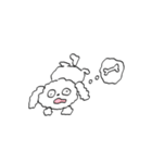 ちょっと雑なマルチーズのみるく（個別スタンプ：2）