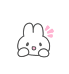 うさぎくん 使いやすいスタンプ（個別スタンプ：3）