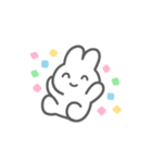 うさぎくん 使いやすいスタンプ（個別スタンプ：6）