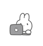 うさぎくん 使いやすいスタンプ（個別スタンプ：11）