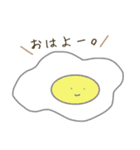 ゆるーい食べ物たちの日常会話（個別スタンプ：1）