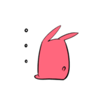ぽにぽにしているうさぎスタンプ（個別スタンプ：2）