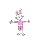 キュートなうさぎと共に生きるⅡ（個別スタンプ：1）