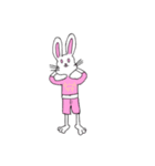 キュートなうさぎと共に生きるⅡ（個別スタンプ：3）