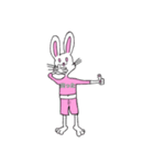 キュートなうさぎと共に生きるⅡ（個別スタンプ：4）