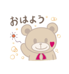 くまのチョコ＆クッキー使いやすいスタンプ（個別スタンプ：2）