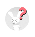 不機嫌なウサギ（個別スタンプ：14）