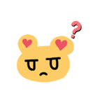 かわちぃくまちくんの表情（個別スタンプ：5）