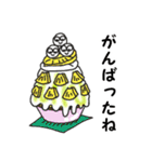 かき氷とトリプル白玉団子ちゃん（個別スタンプ：19）