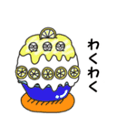 かき氷とトリプル白玉団子ちゃん（個別スタンプ：23）